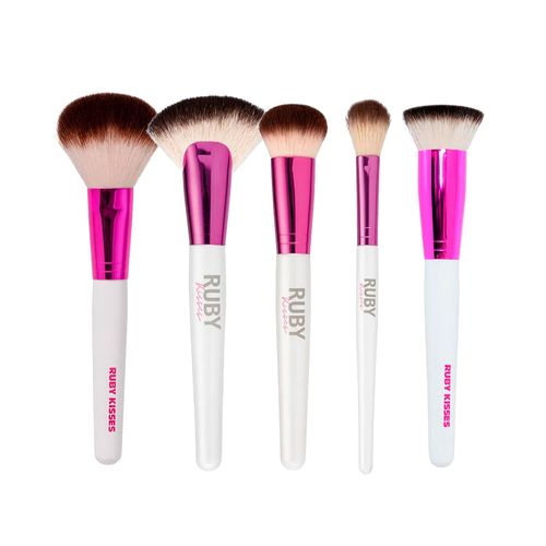 Kit de Pincéis para Rosto - Ruby Kisses