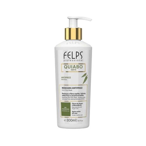 Máscara Felps XBTX Quiabo Antifrizz 300 ml