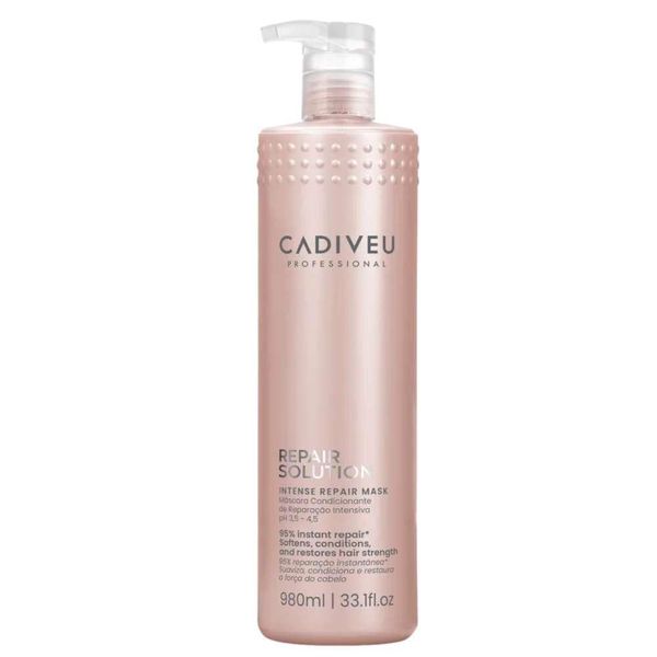 Máscara Cadiveu Repair Solution Reparadora 980 ml