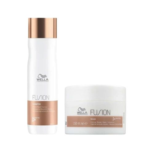Kit Wella Fusion Duo Shampoo 250 ml + Máscara 150 ml Kit Wella Fusion Duo Shampoo 250 ml + Máscara 150 ml