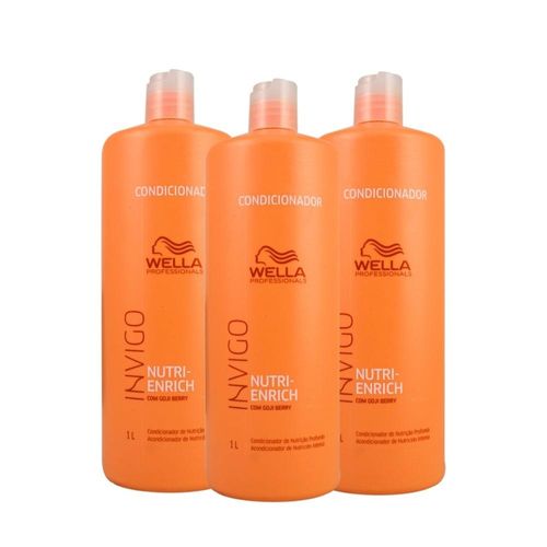 Kit Wella Invigo Nutri-Enrich 3 Condicionador 1 Litro Kit Wella Invigo Nutri-Enrich 3 Condicionador 1 Litro