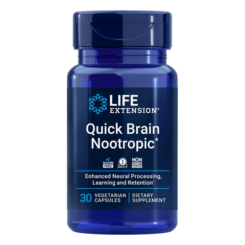 Quick Brain Nootropic 30 Cápsulas Life Extension