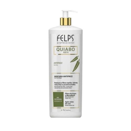 Máscara Felps XBTX Quiabo Antifrizz 1 Litro Máscara Felps XBTX Quiabo Antifrizz 1 Litro