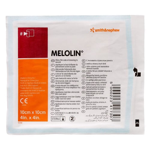 Curativo Melolin 10X10cm Unidade Curativo Melolin 10X10cm Unidade