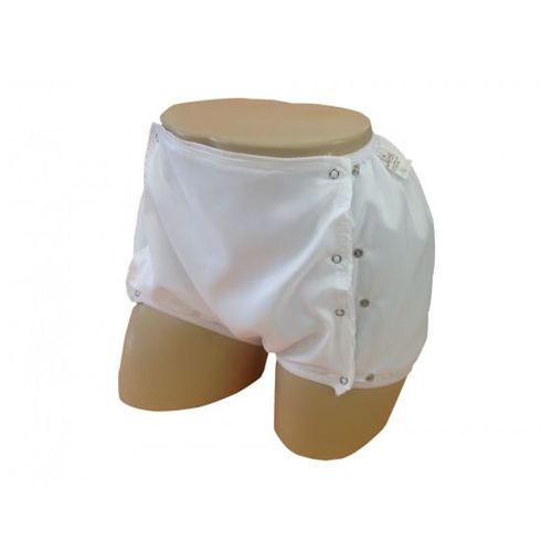 Calça Plástica Classic Luxo Aberta COM BOTÃO G Tam: G COM BOTÃO G