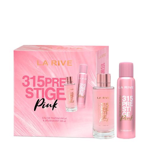 Kit La Rive 315 Prestige Pink Feminino - Eau de Parfum 100ml + Desodorante 150ml Kit Kit La Rive 315 Prestige Pink Feminino - Eau de Parfum 100ml + Desodorante 150ml Kit
