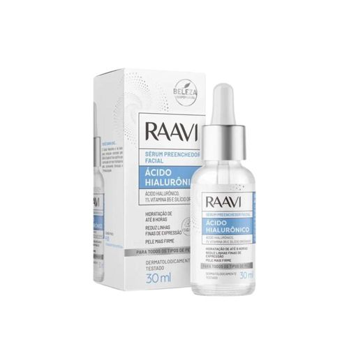 Raavi Sérum Preenchedor Facial com Ácido Hialurônico 30 ml Raavi Sérum Preenchedor Facial com Ácido Hialurônico 30 ml