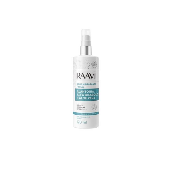 Raavi Água Hidratante Facial Alantoína e Aloe Vera 120 ml