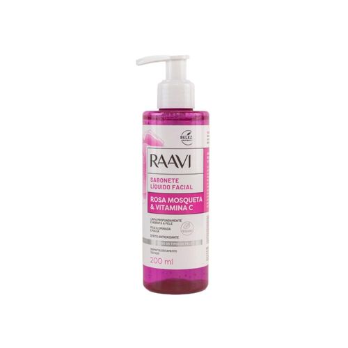 Sabonete Facial Raavi Rosa Mosqueta Vitamina C 200 ml Sabonete Facial Raavi Rosa Mosqueta Vitamina C 200 ml
