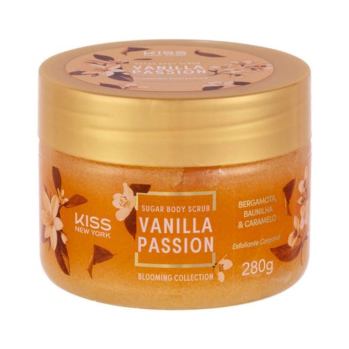 Esfoliante Corporal de Açúcar Vanilla Passion - Kiss New York Oriental gourmand Esfoliante Corporal de Açúcar Vanilla Passion - Kiss New York Oriental gourmand