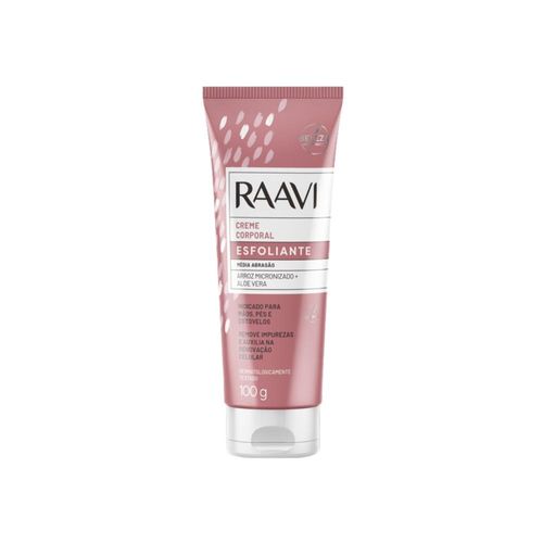 Raavi Creme Corporal Esfoliante Média Abrasão 100 g Raavi Creme Corporal Esfoliante Média Abrasão 100 g