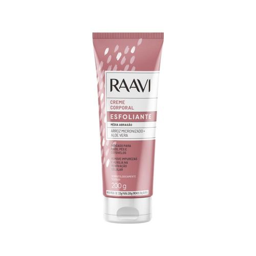 Raavi Creme Corporal Esfoliante Média Abrasão 200 g Raavi Creme Corporal Esfoliante Média Abrasão 200 g