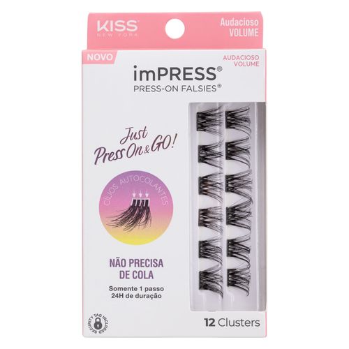 Cílios Postiços imPRESS Mini REFIL Audacioso Volume - Kiss New York Audacioso Volume Cílios Postiços imPRESS Mini REFIL Audacioso Volume - Kiss New York Audacioso Volume