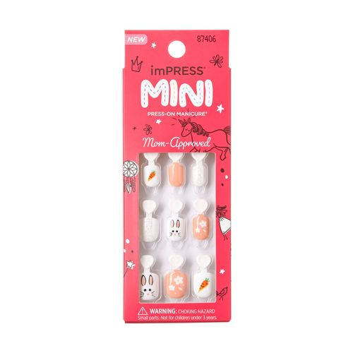 Unha Postiça imPress Mini Infantil Easter Bunny - Kiss New York Multicolorido Unha Postiça imPress Mini Infantil Easter Bunny - Kiss New York Multicolorido