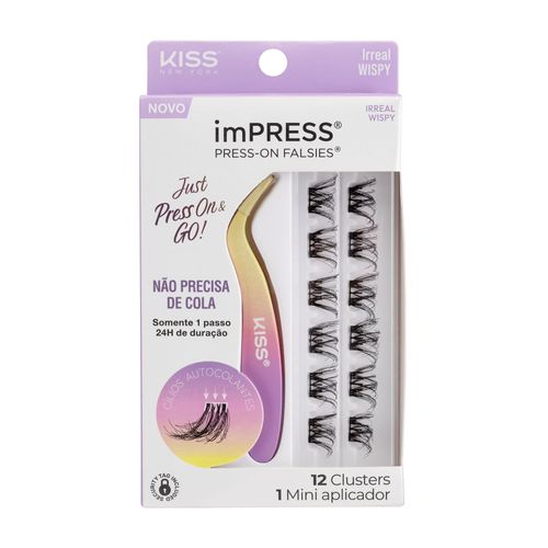 Cílios Postiços imPRESS Mini KIT Irreal Wispy - Kiss New York Irreal Wispy Cílios Postiços imPRESS Mini KIT Irreal Wispy - Kiss New York Irreal Wispy