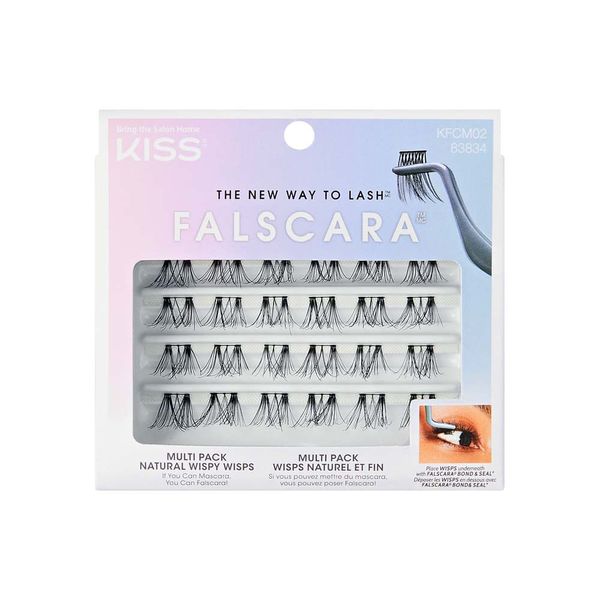 Cílios Natural Wisps Falscara - Kiss New York Cílios Postiços Individuais Falscara - Natural Wisps - Kiss New York Preto