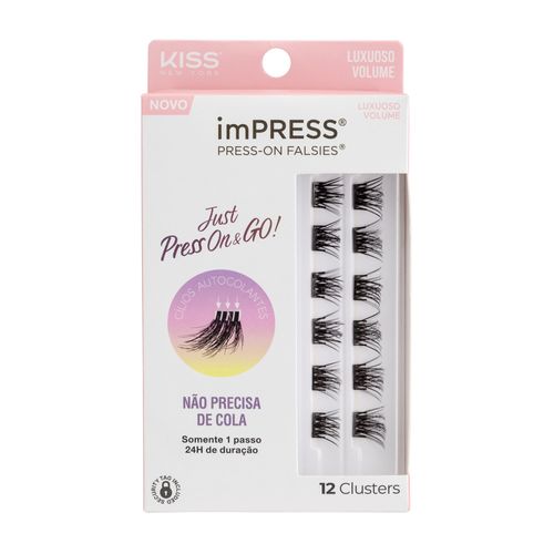 Cílios Postiços imPRESS Mini REFIL Luxuoso Volume - Kiss New York Luxuoso Volume Cílios Postiços imPRESS Mini REFIL Luxuoso Volume - Kiss New York Luxuoso Volume