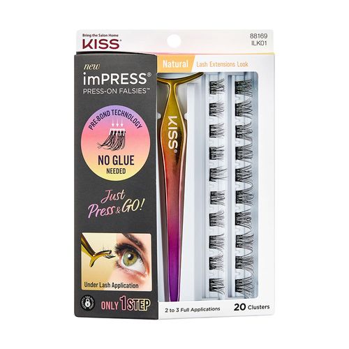 Cílios Postiços ImPRESS Press-on Falsies Natural - Kiss New York Falsies Natural Preto Cílios Postiços ImPRESS Press-on Falsies Natural - Kiss New York Falsies Natural Preto