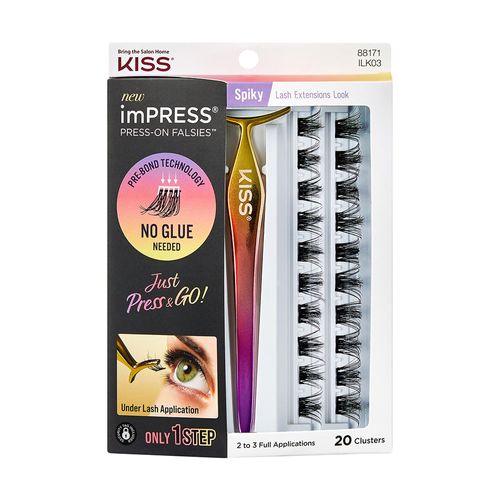 Cílios Postiços ImPRESS Press-on Falsies Spiky - Kiss New York Falsies Spiky Preto Cílios Postiços ImPRESS Press-on Falsies Spiky - Kiss New York Falsies Spiky Preto