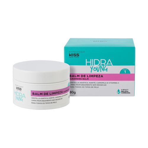 Balm de Limpeza 80g Hidra Young - Kiss New York Balm de Limpeza 80g Hidra Young - Kiss New York