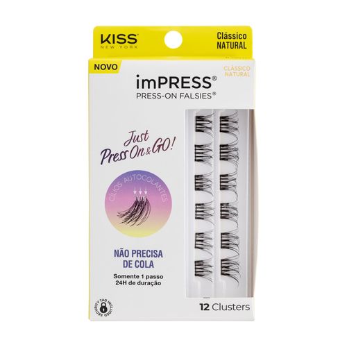 Cílios Postiços imPRESS Mini REFIL Clássico Natural - Kiss New York Clássico Natural Cílios Postiços imPRESS Mini REFIL Clássico Natural - Kiss New York Clássico Natural