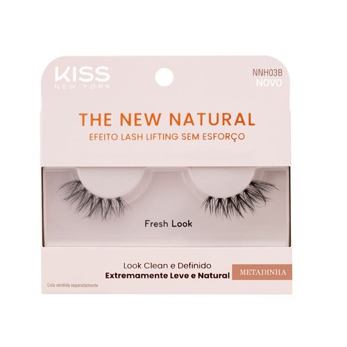 Cílios Postiços The New Natural Metadinha Fresh Look - Kiss New York Única Cílios Postiços The New Natural Metadinha Fresh Look - Kiss New York Única
