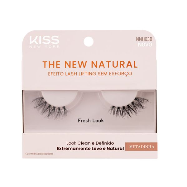 Cílios Postiços The New Natural Metadinha Fresh Look - Kiss New York Única