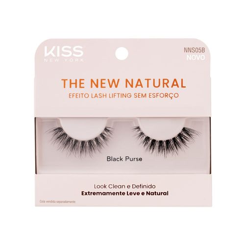 Cílios Postiços The New Natural Black Purse - Kiss New York Black Purse Preto Cílios Postiços The New Natural Black Purse - Kiss New York Black Purse Preto