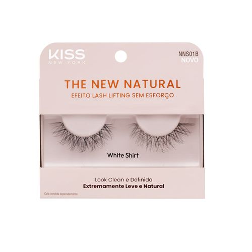 Cílios Postiços The New Natural White Shirt - Kiss New York White Shirt Preto Cílios Postiços The New Natural White Shirt - Kiss New York White Shirt Preto
