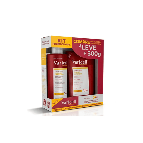 Kit Varicell NanoIintense Creme 300g + Refil 300g Kit Varicell NanoIintense Creme 300g + Refil 300g