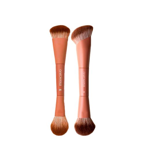Kit Mascavo Pro Series Pincel de Maquiagem Duplo - 2 Unidades Kit