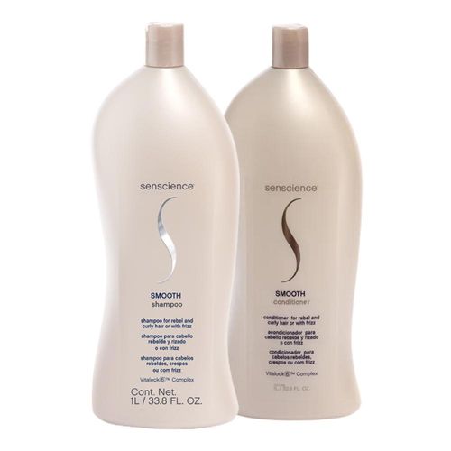 Kit Senscience Smooth Shampoo + Condicionador 1 Litro