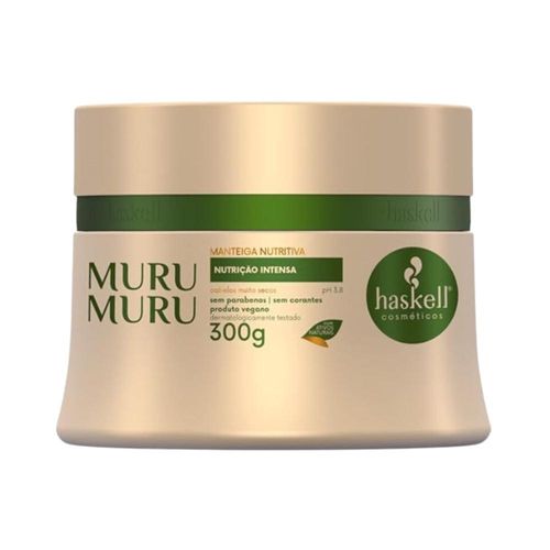 Mascara Capilar Haskell Muru Muru Manteiga Nutritiva 300 g