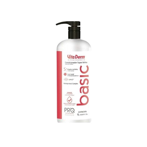 Condicionador Vita Derm Basic PRO Super Brilho 1 Litro Condicionador Vita Derm Basic PRO Super Brilho 1 Litro
