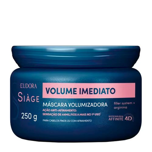 Máscara Eudora Siàge Volume Imediato 250g 250g