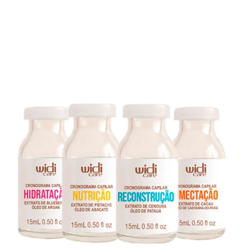 Kit Ampolas Widi Care Power Shot Cronograma Capilar 4x1 5ml Kit Kit Ampolas Widi Care Power Shot Cronograma Capilar 4x1 5ml Kit