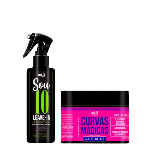 Kit Widi Care Curvas Mágicas Máscara 300g + Leave-In Sou 10 200ml Kit