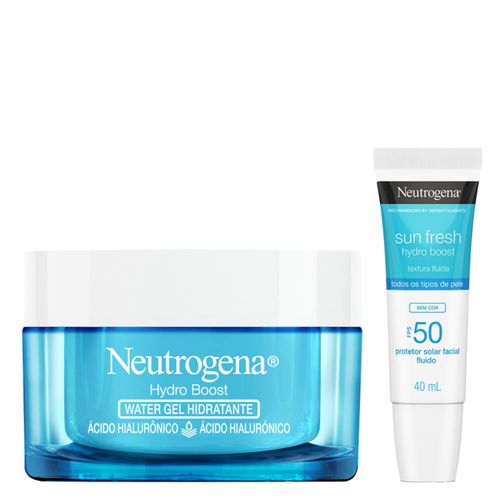 Kit Neutrogena Hydro Boost Hidratante Facial 50g + Protetor 40ml Kit Kit Neutrogena Hydro Boost Hidratante Facial 50g + Protetor 40ml Kit