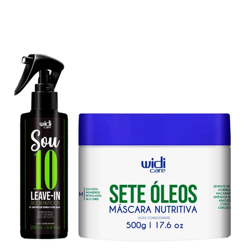 Kit Widi Care Sete Óleos Máscara 500g + Leave-In Sou 10 200ml Kit Kit Widi Care Sete Óleos Máscara 500g + Leave-In Sou 10 200ml Kit