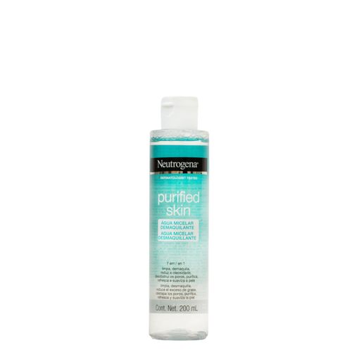 Água Micelar Neutrogena Purified Skin Demaquilante 200ml 200ml Água Micelar Neutrogena Purified Skin Demaquilante 200ml 200ml