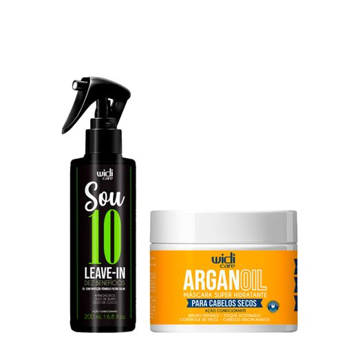 Kit Widi Care Argan Oil Máscara 300g + Leave-In Sou 10 200ml Kit Kit Widi Care Argan Oil Máscara 300g + Leave-In Sou 10 200ml Kit