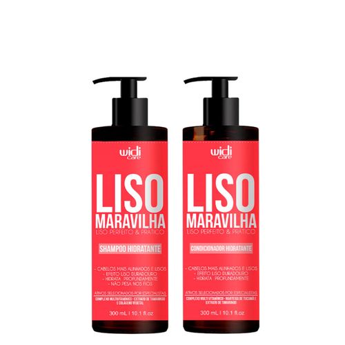 Kit Widi Care Hidratante Liso Maravilha Shampoo 300ml + Condicionador 300ml Kit