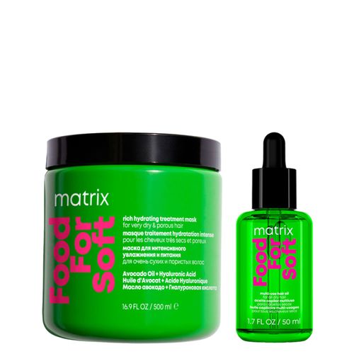 Kit Matrix Food For Soft Óleo 50ml + Máscara 500ml Kit