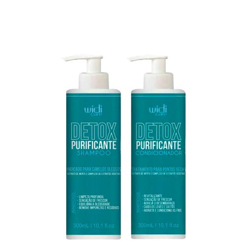 Kit Widi Care Detox Purificante Shampoo 300ml + Condicionador 300ml Kit Kit Widi Care Detox Purificante Shampoo 300ml + Condicionador 300ml Kit
