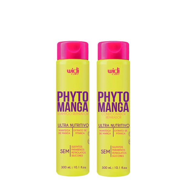 Kit Widi Care Phytomanga Reparador Shampoo 300ml + Condicionador Hidratante 300ml Kit