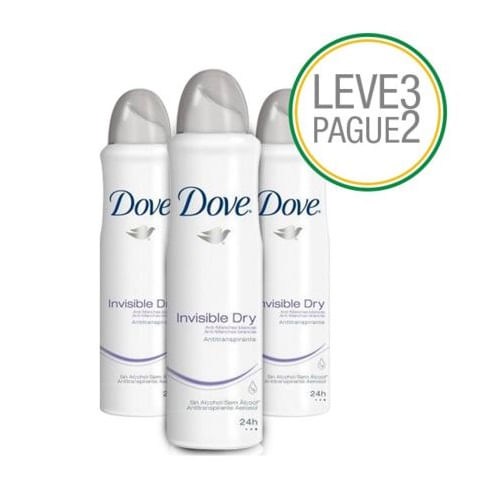 Kit-Desodorante-Aerosol-Dove-Invisible-Dry-100ml-3-Unidades-552461 Kit-Desodorante-Aerosol-Dove-Invisible-Dry-100ml-3-Unidades-552461
