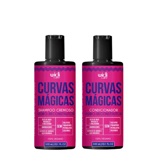 Kit Widi Care Cremoso Hidro-Reconstrutor Curvas Mágicas Shampoo 300ml + Condicionador 300ml Kit Kit Widi Care Cremoso Hidro-Reconstrutor Curvas Mágicas Shampoo 300ml + Condicionador 300ml Kit