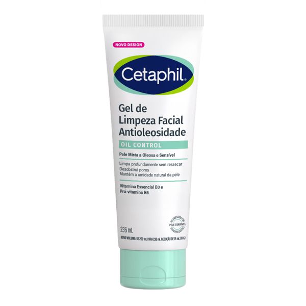 Gel de Limpeza Facial Cetaphil Oil Control Antioleosidade 236ml