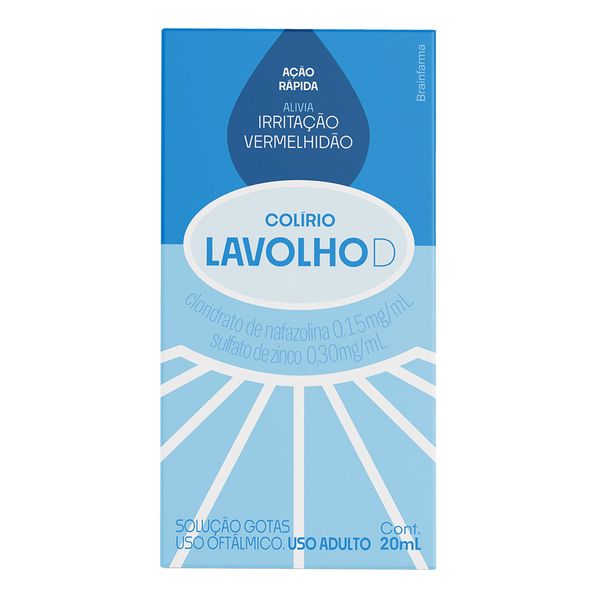 Colírio Lavolho D 20ml Solução Oftálmica Gotas