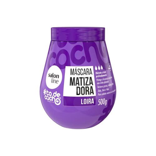 Máscara Matizadora Salon Line #todecacho Loira 500 g Máscara Matizadora Salon Line #todecacho Loira 500 g